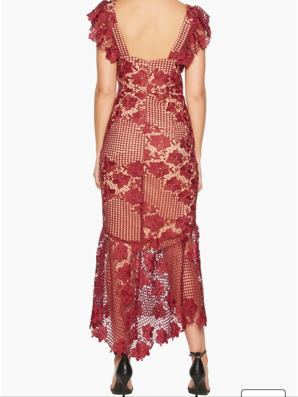Bardot Lucy Lace Midi Dress - Picture 2 of 9